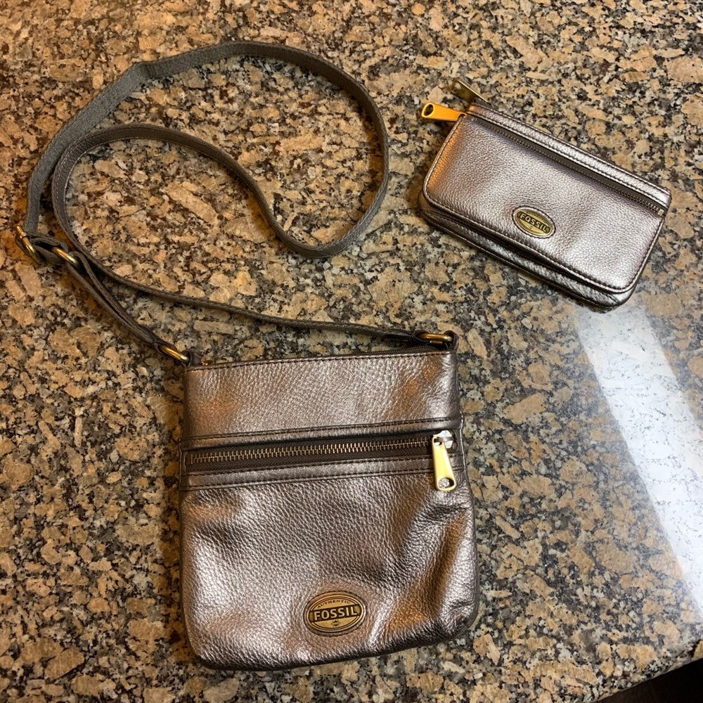 Fossil Crossbody/Wallet Set
